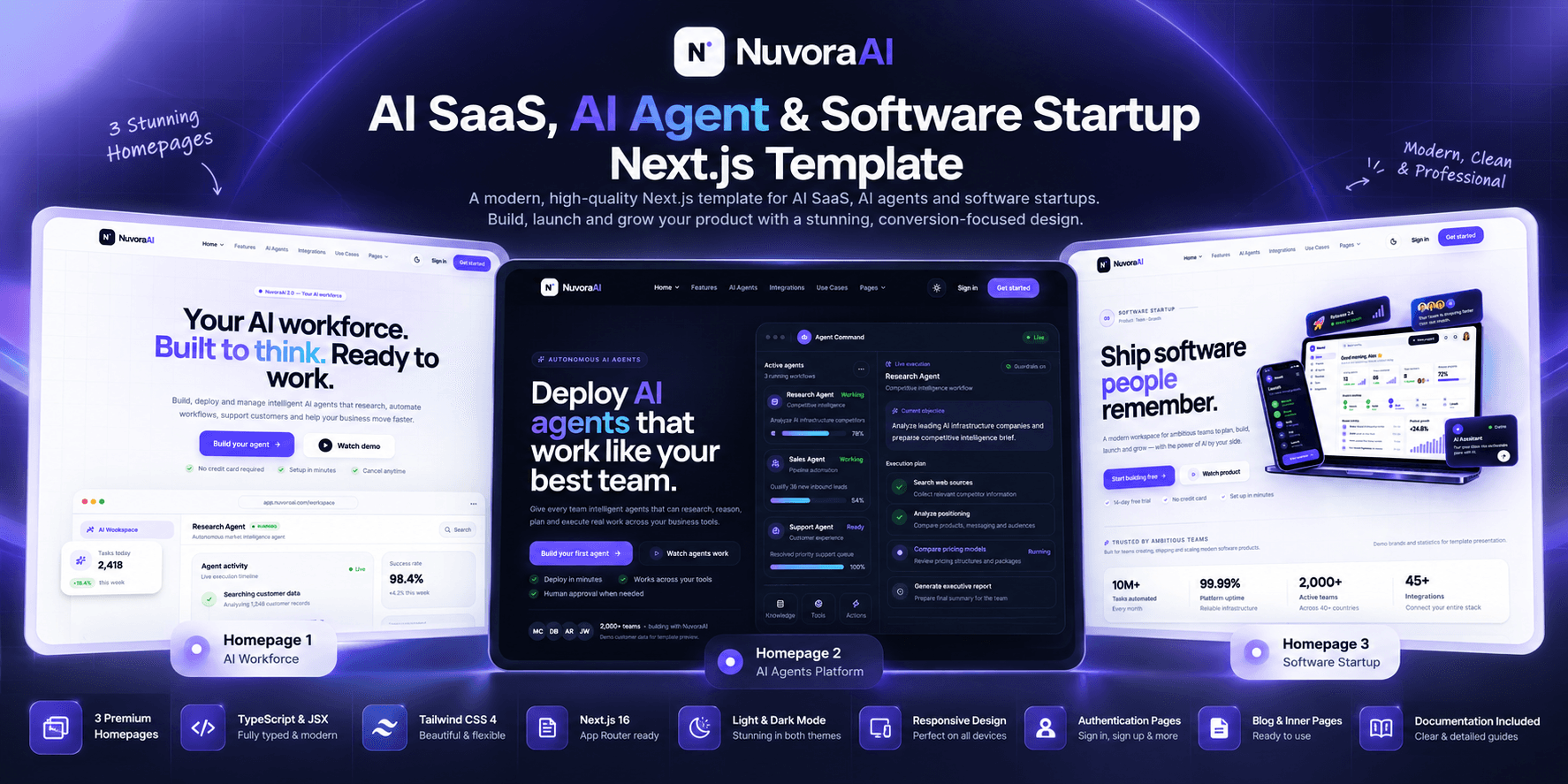NuvoraAI website preview